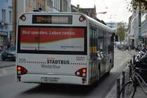 Am 14.10.2015 fährt ZH-730205 auf der Linie 10 zum Hauptbahnhof. Aufgenommen wurde ein Solaris Urbino 12 / Stadthausstrasse Winterthur.
