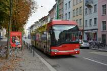 Am 14.10.2015 fährt dieser Solaris Trollino mit der Nummer  179  auf der Linie 1. Aufgenommen an der Stadthausstrasse Winterthur.
