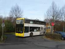 BVG MAN Lions City DD 3535 am 06.02.16 in Frankfurt am Main Unfallklinik