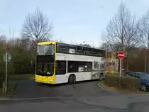 BVG MAN Lions City DD 3535 am 06.02.16 in Frankfurt am Main Unfallklinik
