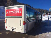 Postauto PU Buchard Leytron, Mercedes-Benz Citaro (VS 386240, 2001?, ex. ?) am Mo 25. Januar 2016 in La Tzoumaz VS. Manchmal bringt so ein Skitag noch weitere positive Dinge mit sich... :)