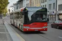 Am 14.10.2015 fährt ZH-719331 auf der Linie 5 nach Dättnau. Aufgenommen wurde ein Solaris Urbino 18 / Winterthur Stadthausstrasse.
