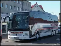 Mercedes Travego von Krautscheid aus Deutschland in Bergen am 29.04.2014