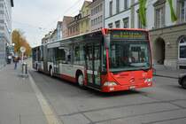 ZH-489327 fährt am 14.10.2015 auf der Linie 5. Aufgenommen in Winterthur Stadthausstrasse / Mercedes Benz Citaro G.
