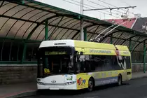 ein moderner Solaris-O-Bus in Chomutov.08.02.2016 13:27 Uhr.