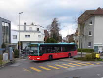 VB Biel - Mercedes Citaro  Nr.185  BE  654185 unterwegs auf der Linie 6 beim Spital Linde am 11.02.2016