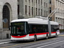 VBSG - Swisstrolley  Nr.178 unterwegs auf der Linie 1 in der Stadt St.Gallen am 24.01.2016