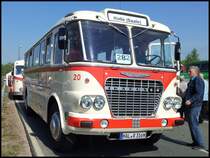 Ikarus 630 der Verkehsrbetriebe Halle in Werdau am 01.05.2014