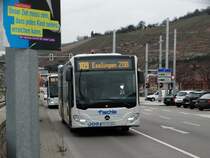 Fischle Mercedes Benz Citaro 2 am 13.02.16 in Esslingen ZOB