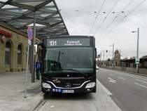 Mercedes Benz Citaro 2 mit WLAN an Board und Chrom Verzierungen am 13.02.16 in Esslingen ZOB