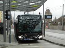 Mercedes Benz Citaro 2 mit WLAN an Board und Chrom Verzierungen am 13.02.16 in Esslingen ZOB