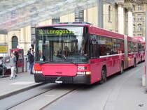 Bern mobil - Volvo-Hess  Nr.256  BE 572256 unterwegs auf der Linie 12 in der Stadt Bern am 11.02.2016