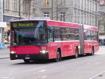 Bern mobil - Volvo-Hess Nr.270  BE 572270 unterwegs auf der Linie 19 in der Stadt Bern am 11.02.2016