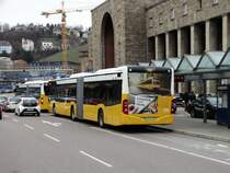 SSB Mercedes Benz Citaro 2 G 40-02 am 13.02.16 in Stuttgart Hbf von hinten