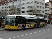 SSB Mercedes Benz Citaro Facelift G Hybrid 43-06 am 13.02.16 in Stuttgart Marienplatz
