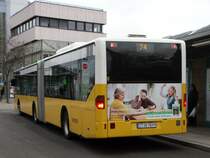 SSB Mercedes Benz Citaro 1 G 77-21 am 13.02.16 in Stuttgart