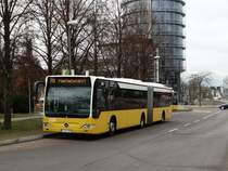 SSB Mercedes Benz Citaro 1 Facelift G 70-14 am 13.02.16 in Stuttgart 