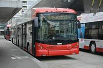 Dieser Hess O-Bus  105  wurde am 14.10.2015 am Bahnhof in Winterthur gesehen.
