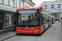 Dieser Hess O-Bus  105  wurde am 14.10.2015 am Bahnhof in Winterthur gesehen.

