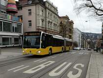SSB Mercedes Benz Citaro 2 G 42-03 am 13.02.16 in Stuttgart 