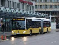 SSB Mercedes Benz Citaro 2 G 42-22 am 13.02.16 in Stuttgart Hbf