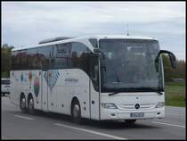 Mercedes Tourismo von der AOK-Klinik Rgen in Sassnitz am 02.05.2014