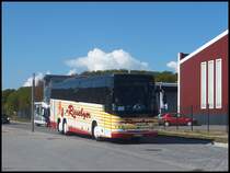 Volvo 9900 von Der Riesebyer aus Deutschland im Stadthafen Sassnitz am 03.05.2014