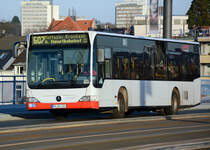 MB O 530 Citaro NL III der SWB, BN-4204, auf der Kennedybrücke - 10.12.2015