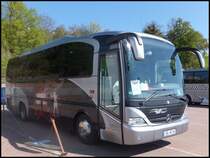 Mercedes Tourino von WF-Reisen aus Deutschland im Stadthafen Sassnitz am 03.05.2014