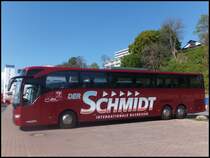 Mercedes Tourismo von Der Schmidt aus Deutschland im Stadthafen Sassnitz am 03.05.2014