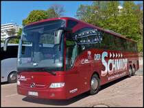 Mercedes Tourismo von Der Schmidt aus Deutschland im Stadthafen Sassnitz am 03.05.2014