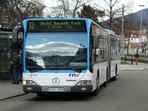 RNV Mercedes Benz Citaro 1 G 8171 am 25.02.16 in Heidelberg 