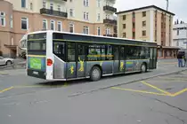 Am 15.10.2015 fährt GR-1858 auf der Linie 4. Aufgenommen wurde ein Mercedes Benz Citaro / Bahnhof Davos Dorf.
