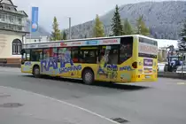 Am 15.10.2015 fährt GR-51225 auf der Linie 1. Aufgenommen wurde ein Mercedes Benz Citaro / Davos Dorf, Pischa Terminal.
