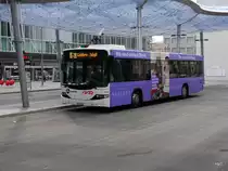 AAR - Scania-Hess Nr.161  AG 441161 beim Busbahnhof in Aarau am 28.02.2016