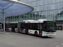 AAR - Scania-Hess Nr.165  AG 441165 beim Busbahnhof in Aarau am 28.02.2016