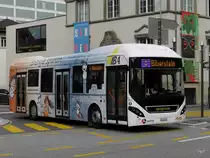 AAR - Volvo 7900 Hybrid  Nr.43  AG 389243 beim Busbahnhof in Aarau am 28.02.2016