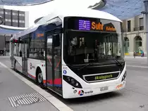 AAR - Volvo 7900 Hybrid Nr.45  AG 26045 beim Busbahnhof in Aarau am 28.02.2016