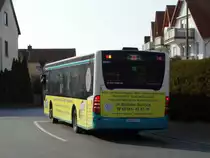 SVM Mercedes Benz Citaro 1 Facelift am 09.03.16 in Maintal mit Werbung für ANT (Abwasser Notdienst Team)
