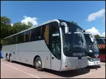 MAN Lion's Coach von Kolchmeier aus Deutschland im Stadthafen Sassnitz am 13.05.2014
