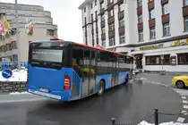 Am 15.10.2015 fährt GR-154398 durch St. Moritz. Aufgenommen wurde ein Mercedes Benz Citaro Facelift.

