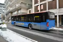 Am 15.10.2015 fährt GR-154398 durch St. Moritz. Aufgenommen wurde ein Mercedes Benz Citaro Facelift.
