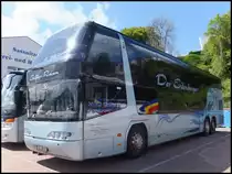 Neoplan Skyliner von Geißler Reisen aus Deutschland im Stadthafen Sassnitz am 13.05.2014