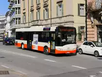 AMSA / Autolinea Mendrisiense SA - Solaris Nr.45  TI 256045 unterwegs in Chiasso am 10.03.2016