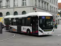 AAR - Volvo 7900 Hybrid Nr.48  AG 8848 beim Busbahnhof in Aarau am 28.02.2016
