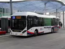 AAR - Volvo 7900 Hybrid Nr.53  AG 7553 beim Busbahnhof in Aarau am 28.02.2016