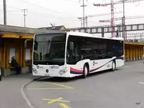 RBL - Mercedes Citaro Nr.442  AG  478916 beim Bahnhof Lenzburg am 28.02.2016