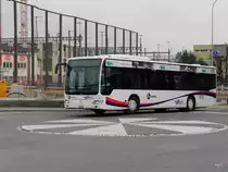 RBL - Mercedes Citaro Nr.455  AG 6831 unterwegs beim Bahnhof Lenzburg am 28.02.2016