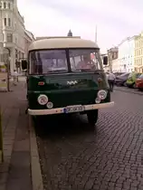 Robur Bus von Stadtrundfahrten Koinzer Görlitz am 30.08.2012 auf dem Obermarkt in Görlitz.
