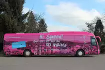  Hi Speed  Bus am 12.03.2016 in Tostedt, bei den Reisebusunternehmen  Becker Tours .